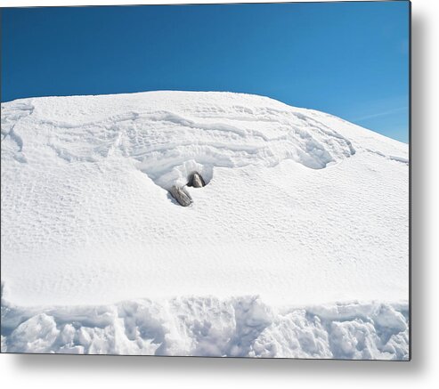 Recreational Pursuit Metal Print featuring the photograph Snow Heap by Helovi