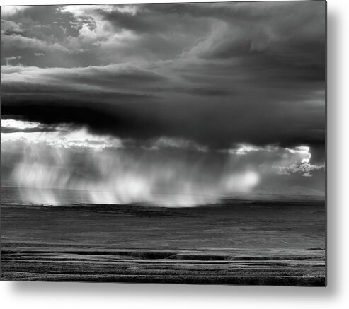Beautiful Metal Print featuring the photograph Storm over Bighorn Basin by Leland D Howard