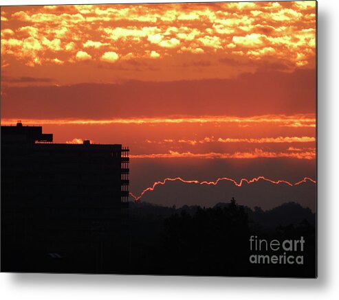 Ann Arbor Metal Print featuring the photograph Sunrise 3 by Phil Perkins