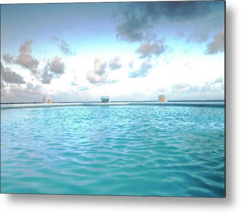 Swimming Pool Metal Print featuring the photograph Swimming Pool by Gary John Norman