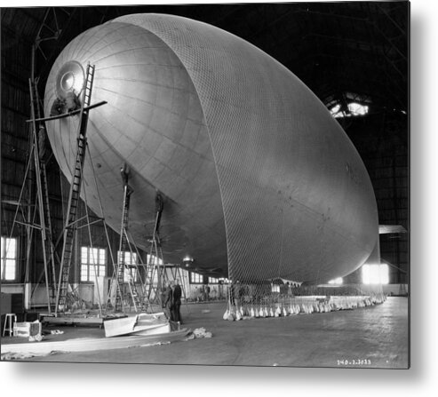 1930-1939 Metal Print featuring the photograph Tc - 13 Airship by General Photographic Agency