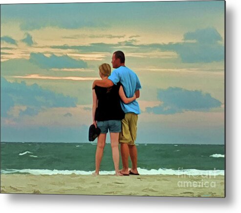 Thankful Metal Print featuring the photograph Thankful to be Together by Roberta Byram