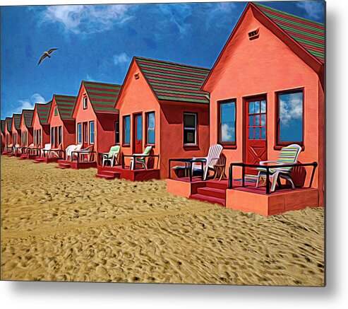 Photography Metal Print featuring the photograph The Beach by Paul Wear