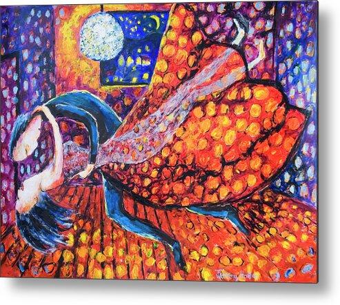Chagall Metal Print featuring the painting The Endless Dance by Jeremy Holton