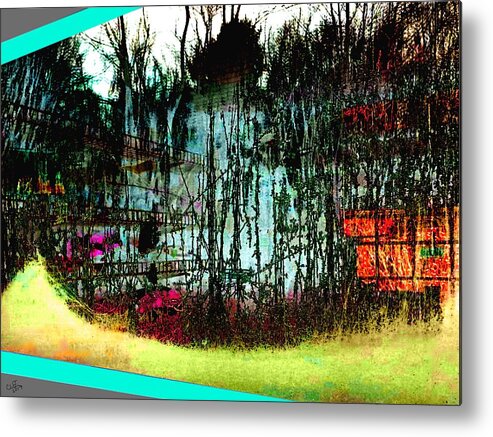 Abstract Metal Print featuring the digital art The Other Side of Forever by Cliff Wilson