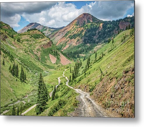 Road Metal Print featuring the photograph The Road Less Traveled by Melissa Lipton