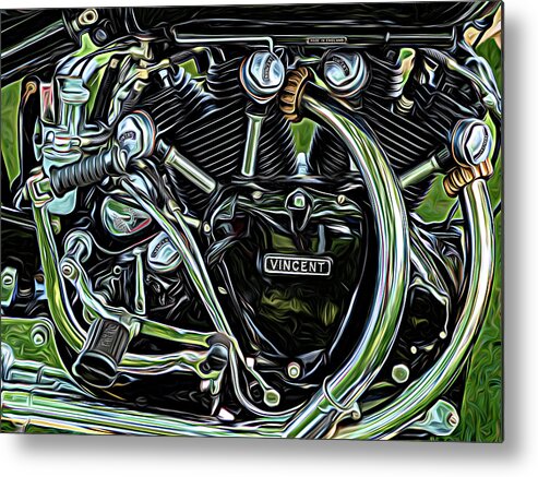 Photography Metal Print featuring the photograph The Vincent by Paul Wear