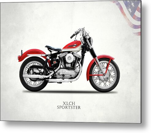 Xlch Metal Print featuring the photograph The Vintage Sportster Motorcycle by Mark Rogan