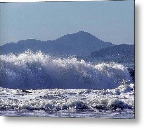 Tranquility Metal Print featuring the photograph Time Next To The Sea by Petra Patitucci
