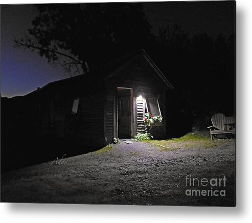 Trapp Family Lodge Metal Print featuring the photograph Trapp Family Lodge Cabin Sunrise Stowe Vermont Photo by Felipe Adan Lerma