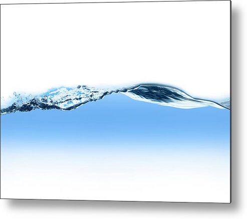 Underwater Metal Print featuring the photograph Water Surface Xxl by Plainview