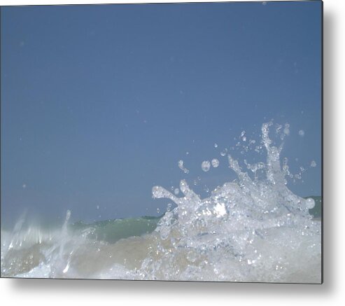 Drowning Metal Print featuring the photograph Wave by Velcron