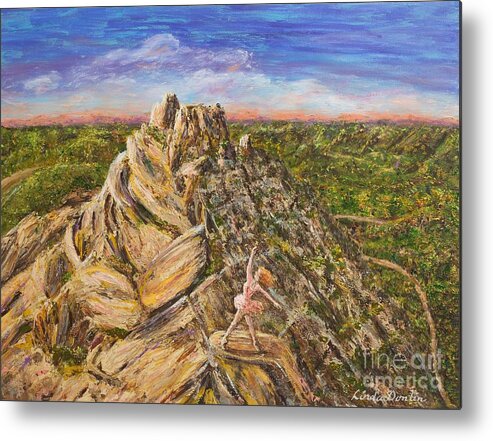 Medora Metal Print featuring the painting Wild and Free by Linda Donlin