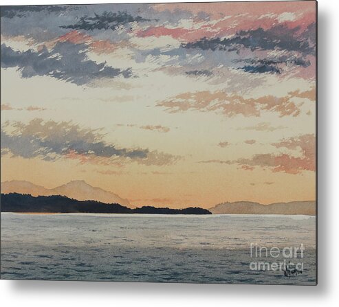Allure Of The Coast Metal Print featuring the painting Allure of the Coast by James Williamson