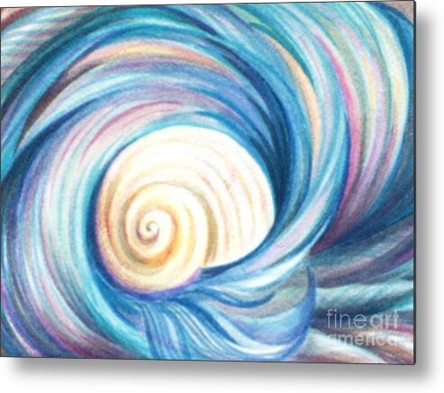 Shell Metal Print featuring the painting Hawaii #1 by Dee Davis