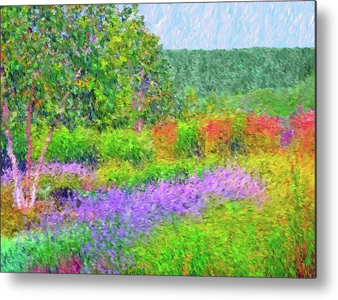 Landscape Metal Print featuring the digital art Spectacular May at the Stonewall Resort by Digital Photographic Arts