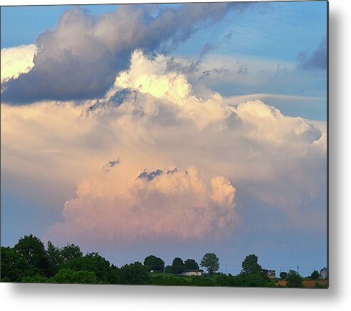 Storm Metal Print featuring the photograph Storm Near Edmonton, Kentucky #1 by Ally White