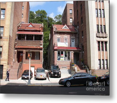 Inwood Metal Print featuring the photograph Twin Houses #1 by Cole Thompson