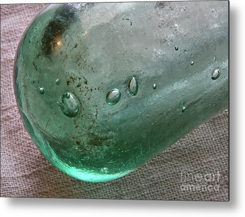 Glass Metal Print featuring the photograph Vintage Glass #1 by Phil Perkins