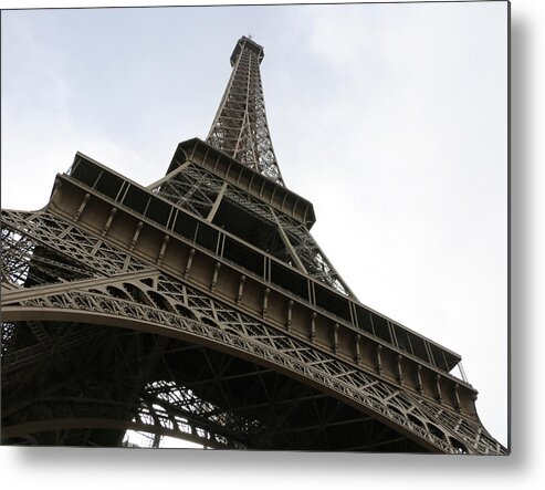 Paris Metal Print featuring the photograph Eiffel Tower #1 by Ron Berezuk