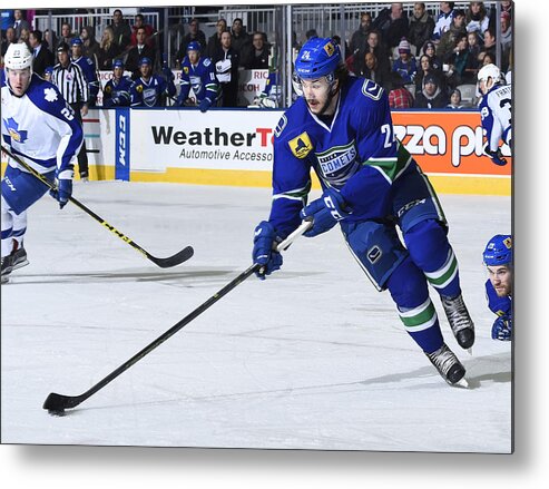 People Metal Print featuring the photograph Utica Comets v Toronto Marlies #2 by Graig Abel