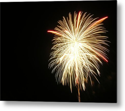Fireworks Metal Print featuring the photograph Fireworks #26 by George Pennington