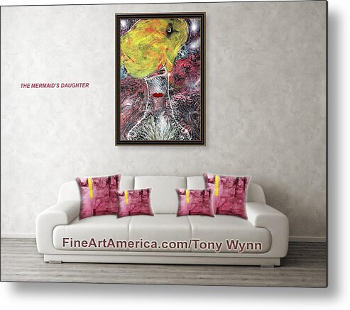 30x40 inches ART PRINT with frame size perpective, visionairess by Tony Wynn