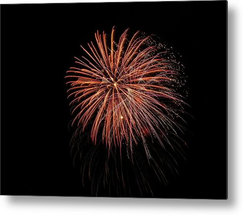 Fireworks Metal Print featuring the photograph Fireworks #35 by George Pennington