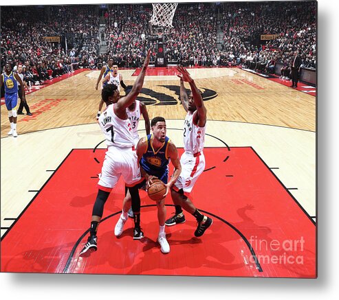Playoffs Metal Print featuring the photograph Klay Thompson by Nathaniel S. Butler
