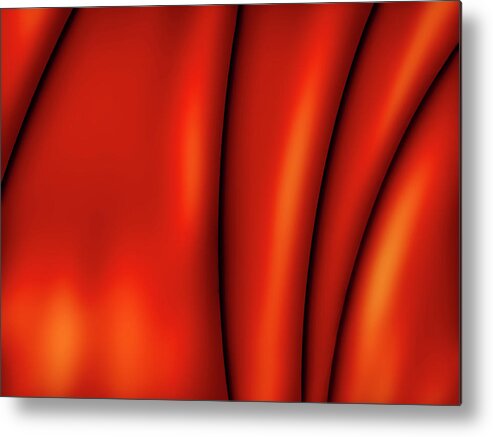 Photography Metal Print featuring the photograph 50 Shades of Red by Paul Wear