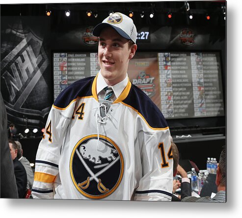 National Hockey League Metal Print featuring the photograph 2014 NHL Draft - Rounds 2-7 #7 by Bruce Bennett