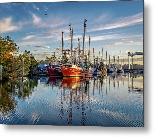 Bayou Metal Print featuring the photograph A beautiful bayou morning, 12/23/20 by Brad Boland