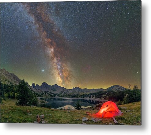 Milky Way Metal Print featuring the photograph A Piece of Paradise by Ralf Rohner