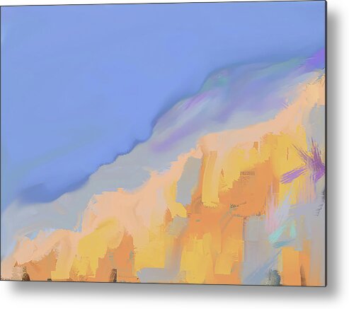 Abstract Painting Metal Print featuring the digital art Abstract 928 by Cathy Anderson