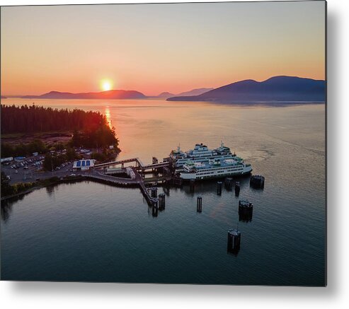 Anacortes Metal Print featuring the photograph Anacortes Terminal 1 by Michael Rauwolf