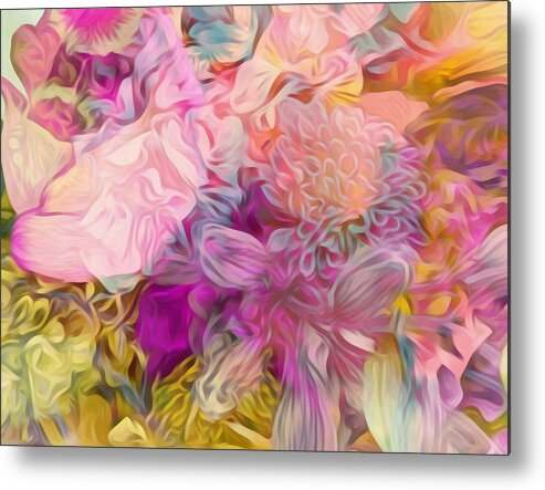 Flower Metal Print featuring the photograph Ash painting by Nicole March