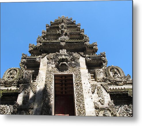 Asia Metal Print featuring the photograph Bali Temple by Mark Egerton