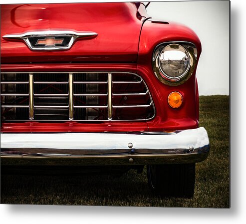 Truck Metal Print featuring the photograph Big Red by Carrie Hannigan