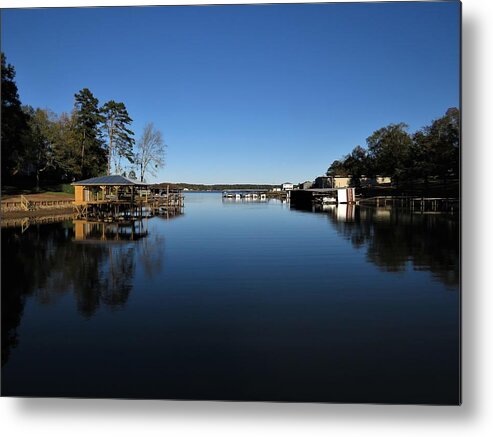Blue Metal Print featuring the photograph Blue Through And Through by Ed Williams