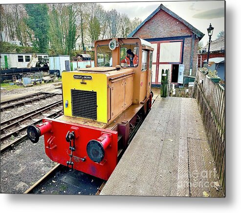 Locomotive Metal Print featuring the photograph BR Diesel 04 at Whitwell and Reepham Railway by Gordon James