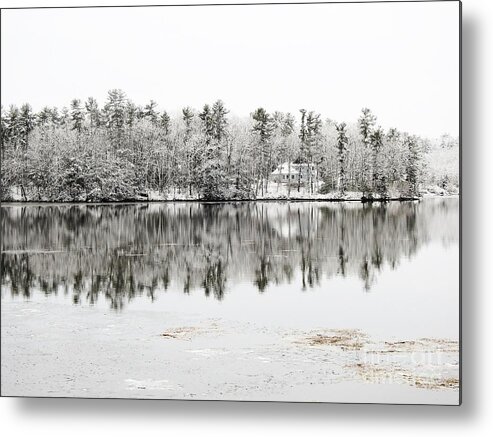 Photo Metal Print featuring the photograph Brackish Water Reflections by Eunice Miller