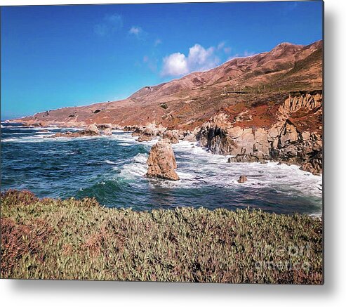 California Metal Print featuring the photograph California Coast by Colleen Kammerer
