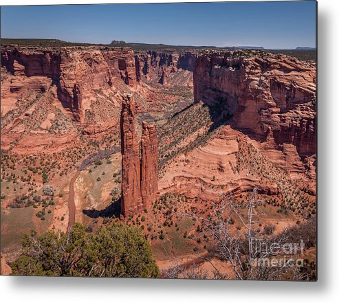 Navajo Nation Metal Print featuring the photograph Canyon de Chelly - Spider Rock by Blake Webster