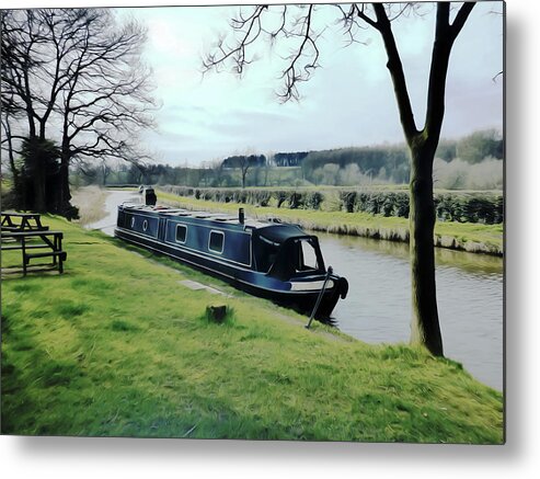 England Metal Print featuring the photograph Cardinal Wolsey Moored at Bramble Cuttings by Ian Hutson