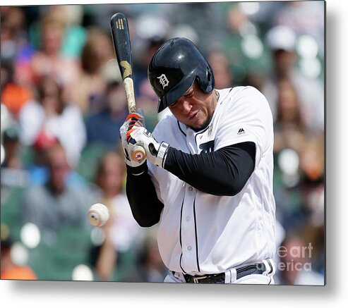 People Metal Print featuring the photograph Carlos Carrasco and Miguel Cabrera by Duane Burleson