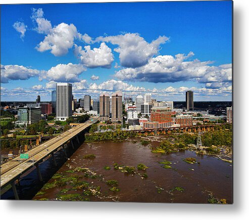  Metal Print featuring the photograph City of Richmond by Stephen Dorton