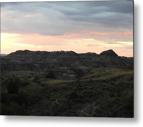 Clay Buttes Metal Print featuring the photograph Clay Buttes at Dusk by Amanda R Wright
