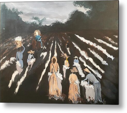  Metal Print featuring the painting 400 Years by Angie ONeal