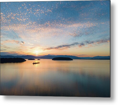 Mount Baker Metal Print featuring the photograph Early Sunrise by Michael Rauwolf