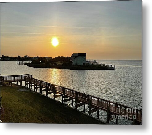 Nags Metal Print featuring the photograph Evening at Outer Banks - Sunset Photography by Catherine Wilson